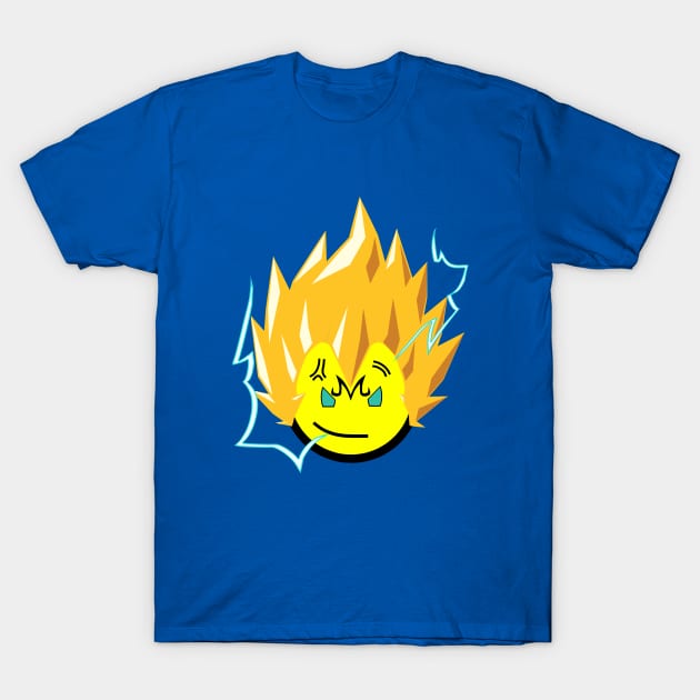 Smiley Face Majin Vegeta T-Shirt by KingVego